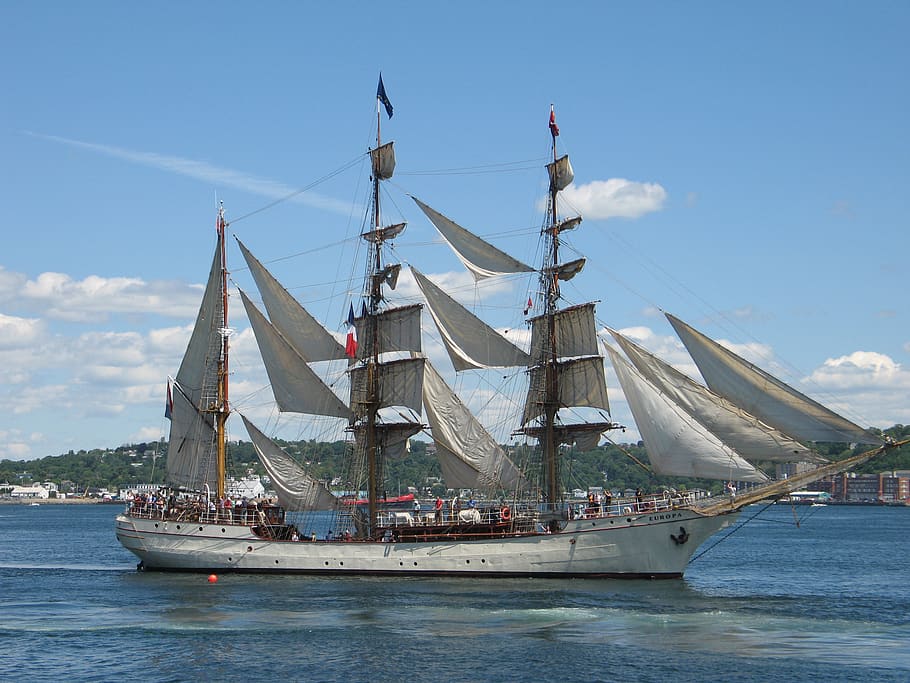 Canadà, halifax, vaixell nàutic, transport, aigua, manera de transport, veler, cel, mar, vela, vaixell, pol, màstil, naturalesa, núvol - cel, dia, cap gent, a l'aire lliure, vaixell alt, bandera, aparells, 2K