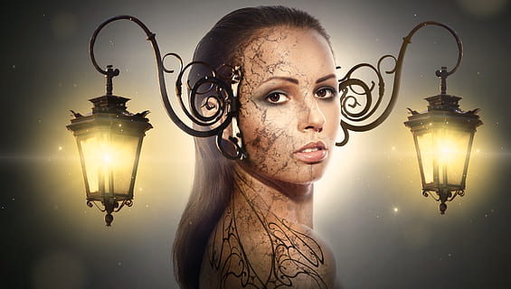 fantaisie, portrait, lanterne, lumière, beauté, mystique, gracieux, femelle, visage, Conte de fée, Humain, cheveux longs, fille, la personne, noble, image de fantaisie, ornements, ornement, brillant, surréaliste, scintillait, mystérieux, magnifique, mysticisme, composition, photomontage, ambiance, rêver, éclairage, la magie, femme, belle, spirituel, diffuser, équilibre, psychique, structure, lampe, matériel d'éclairage, une personne, embrasé, regarder la caméra, ampoule, illuminé, à l'intérieur, photo du visage, lampe électrique, électricité, jeune adulte, femmes, adulte, effrayant, partie du corps humain, fermer, composite numérique, foncé, visage humain, coiffure, 4K, CC0, domaine public, libre de droits