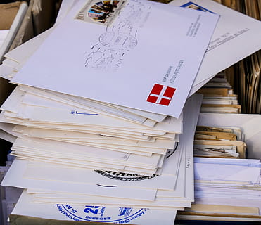 letter, application, paper, object, post, office, stack, text, document, no people, still life, communication, indoors, publication, book, table, education, large group of objects, high angle view, close-up, learning, white color, day, western script, paperwork, 2K, CC0, public domain, royalty free