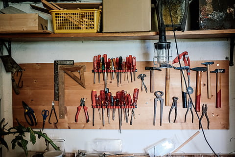 work tools, wall, background, bench, concept, construction, craft, equipment, fix, garage, hanging, industrial, industry, leather, maker, mechanic, metal, object, old, organized, pliers, repair, retro, screwdriver, set, shed, steel, tool, tools, vintage, wood, wooden, work, workbench, workshop, work tool, large group of objects, choice, hand tool, variation, indoors, no people, arrangement, spanner, wall - building feature, still life, bicycle, hand saw, small business, shopping, abundance, bicycle shop, 4K, CC0, public domain, royalty free