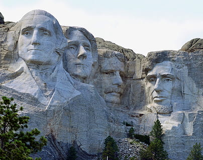 mount rushmore, Kunst og håndværk, menneskelig repræsentation, repræsentation, skulptur, mandlig lighed, statue, historie, håndværk, himmel, fortiden, arkitektur, ingen mennesker, dag, kreativitet, skyfri himmel, lav vinkel visning, rejsemål, solid, natur, rejse, 4K, CC0, offentligt domæne, royaltyfrie
