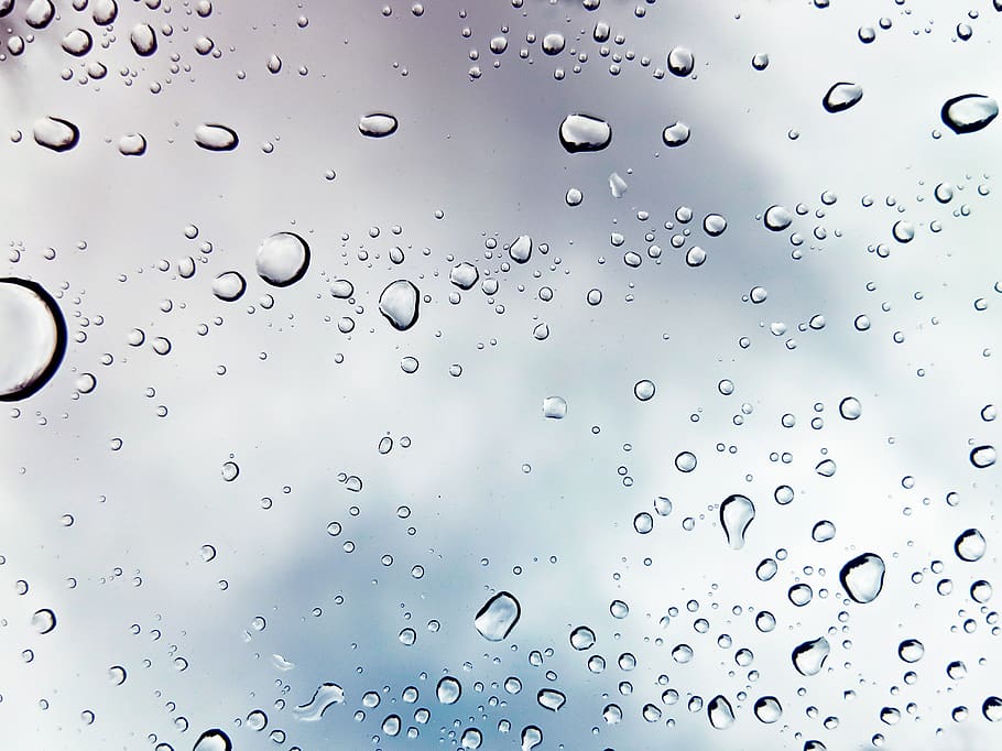 fotografia de tret macro, aigua, gotes, bombolla, netejar, clar, rosada, gotes de rosada, gotes d'aigua, vidre, h2o, líquid, liquiditat, pur, puresa, pluja, gotes de pluja, rentar, temps, humit, tirar, finestra, fons, vidre - material, marc complet, cap gent, transparent, primer pla, a l'interior, naturalesa, gota de pluja, temporada de pluges, patró, dia, centrar-se en primer pla, resum, fons abstractes, 2K