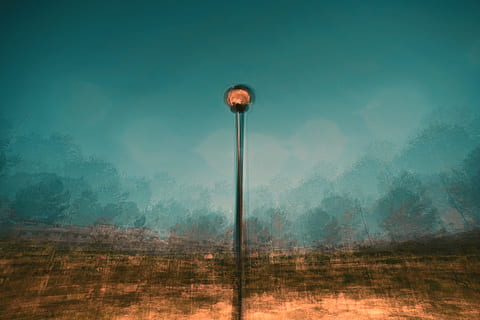 illustration de poste de rue, lumière, poster, Orange, bleu, modèle, électrique, dans le rond, 360 tour, 360, rond, impressionnisme, Exposition multiple, effet huilé, multicouche, attirer l'effet, en couches, couche, effet de peinture, personne, Couleur, la nature, en plein air, lampe électrique, ciel, arrière-plans, Montagne, paysage, matériel d'éclairage, vieux, le coucher du soleil, 5K, CC0, domaine public, libre de droits