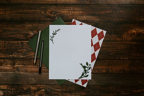 white printer paper, wood, art, paper, text, pencil, plywood, canvas, triangle, holiday, blank, flatlay, cutout, design, green, craft, argyle, draw, placeholder, create, tabletop, wood - material, indoors, table, no people, flag, patriotism, still life, close-up, nature, directly above, copy space, white color, cards, high angle view, day, star shape, brown, 5K, CC0, public domain, royalty free