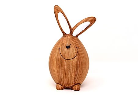 Ostern, Osterhase, Frühling, Zahl, Osterdekoration, Frohe Ostern, Grußkarte, text dom, süß, Tischdekorationen, Osterfiguren, Zahlen, Urlaub, Studioaufnahme, drinnen, braun, weißer Hintergrund, Holz - Material, einzelnes Objekt, keine Leute, Feier, Stillleben, ausgeschnitten, Essen und Trinken, Lebensmittel, Kunst und Handwerk, Nahansicht, Ferienveranstaltung, Dekoration, gesundes Essen, Kreativität, Natur, 5K, CC0, gemeinfrei, lizenzfrei