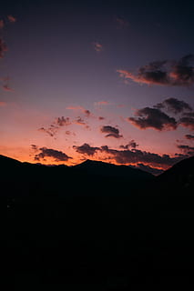iarba câmp, roz, albastru, cer, cu iluminare din spate, nori, culoare, întuneric, zori de zi, seară, peisaj, ușoară, Munte, natură, cer roșu, pitoresc, apus de soare, scenice - natura, siluetă, frumusețe în natură, nor - cer, o scenă liniștită, liniște, nici o persoana, de munte, mediu inconjurator, culoare portocalie, idilic, spațiu copie, dramatic cer, maiestuos, veneraţie, 5K, CC0, domeniu public, fără drepturi de autor