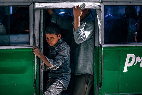 moving bus, mode of transportation, real people, one person, transportation, men, three quarter length, land vehicle, lifestyles, males, leisure activity, casual clothing, adult, front view, public transportation, sitting, car, portrait, occupation, holding, 5K, CC0, public domain, royalty free
