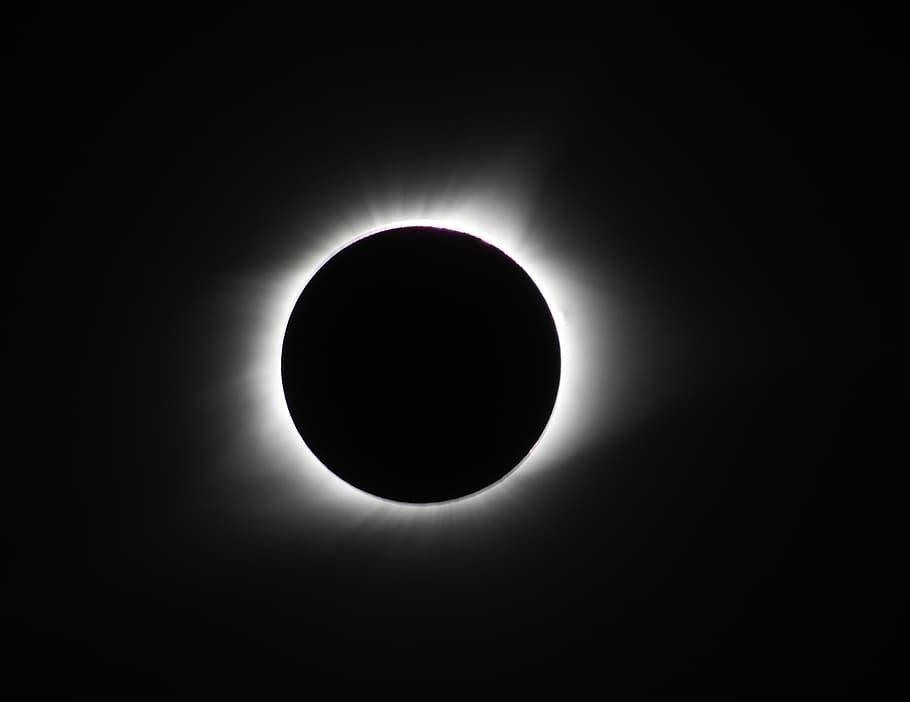 eclipsi, Eclipsi solar, sol, lluna, astronomia, estrelles, foscor, llum, cel, ciència, espai, nit, fenomen natural, naturalesa, cap gent, planeta - espai, bellesa a la natura, sol objecte, cercle, a l'aire lliure, silueta, forma geomètrica, 2K