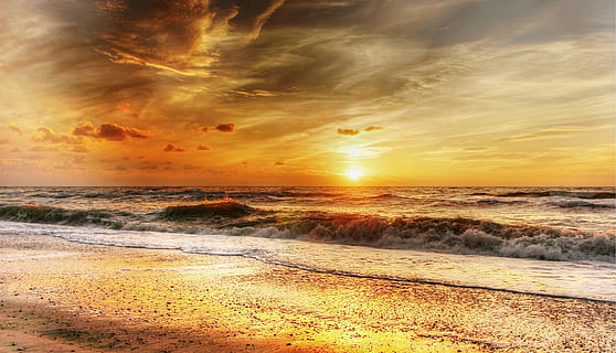platja, daurat, hores, núvols, Costa, alba, Dinamarca, dramàtica, tarda, or, hdr, festa, paisatge, humor, naturalesa, Mar del nord, oceà, romanç, sorra, escandinavia, mar, paisatge marí, vora del mar, Riba, cel, estiu, sol, raig de sol, posta de sol, navega, aigua, onada, onades, núvol - cel, horitzó sobre l’aigua, bellesa a la natura, horitzó, escenics - natura, terra, tranquil·litat, color taronja, escena tranquil·la, cap gent, idíl·lic, 2K, CC0, domini públic, lliure de regalies