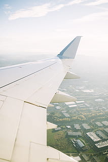 aripă dreaptă, avion, vehiculul aerian, zbor, aripă de aeronave, mijloc de transport, transport, călătorie, cer, zi, natură, nici o persoana, în mișcare, mişcare, la mijlocul-aer, în aer liber, mediu inconjurator, nor - cer, arhitectură, frumusețe în natură, Industrie aerospatiala, 5K, CC0, domeniu public, fără drepturi de autor