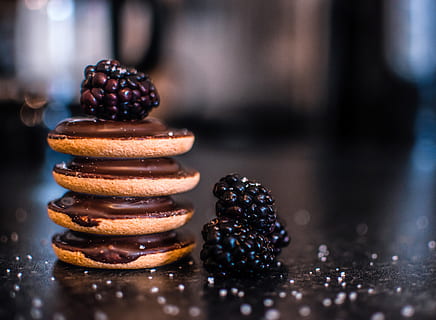 raspberry on cookie, baking, biscuits, breakfast, chocolate, close-up, dark, delicious, dof, food, food photography, fruit, pastry, recipe, stacks, sweet, tasty, yummy, zen, food and drink, berry fruit, freshness, blackberry - fruit, healthy eating, sweet food, stack, indoors, focus on foreground, wellbeing, table, no people, selective focus, still life, dessert, indulgence, temptation, 5K, CC0, public domain, royalty free