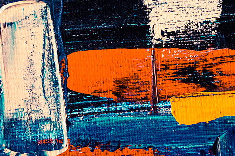 abstraktus tapyba, architektūra, menas, fonas, miestas, spalva, nemokamos spalvos, kūrybingas, dizainas, purvinas, grafiti, hobis, oranžinė, pramoga, modelį, retro, šiurkštus, tekstūra, miesto, energingas, derliaus, tapetai, visą kadrą, nėra žmonių, pobūdį, vanduo, oranžinė spalva, dieną, Iš arti, lauke, tekstūruotas, pastatyta struktūra, mediena - medžiaga, atspindys, nuskendo, kelių spalvų, mėlyna, metalo, 2K, CC0, Viešasis domenas, nemokamai