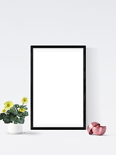 manifesto, modello, parete, interno, realistico, in casa, finto, decorazione, tela, ritratto, telaio, galleria, tavolo, fiore, copia spazio, pianta fiorita, girato in studio, vuoto, Colore bianco, sfondo bianco, pianta, tecnologia, cornice, persone, ritagliare, comunicazione, freschezza, Messaggio, marketing, 2K, CC0, dominio pubblico, privo di copyright