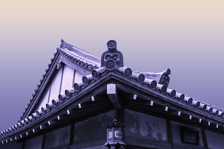 Japó, edifici, degradat, vell, asiàtic, cel, arquitectura, estructura construïda, exterior de l'edifici, vista d’angle baix, naturalesa, cap gent, creença, religió, cel clar, dia, lloc de culte, espiritualitat, a l'aire lliure, història, el passat, 4K