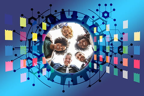 Kanban, Arbeit, Mannschaft, Arbeitsprozess, organisieren, Geschäft, Büro, Struktur, Organisation, Arbeitsablauf, Entwicklung, Planung, Verwaltung, Erfolg, Unternehmen, echte Menschen, Kindheit, Frauen, Porträt, Menschen, Kind, Frau, Kamera betrachten, Männer, Freizeitbeschäftigung, Mädchen, Zusammengehörigkeit, Blau, drinnen, Verbindung, lächelnd, Vorderansicht, 5K, CC0, gemeinfrei, lizenzfrei