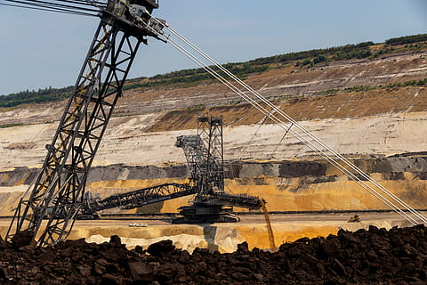 atviros duobės kasyba, anglies, anglių kasyba, industrija, kasyba, rusvosios anglies, energijos, technologijos, ekskavatoriai, prekė, pramoninė įmonė, kaušiniai ratiniai ekskavatoriai, konvejerio technologija, inden, pašalinimas, ratukas, nujunkymas, perkrauti, dangus, pobūdį, dieną, vanduo, kuro ir energijos gamyba, aplinką, nėra žmonių, architektūra, lauke, pastatyta struktūra, kraštovaizdį, mašinos, žemės, roko objektas, Rokas, ryšį, metalo, karjeras, anglies kasyklos, 5K, CC0, Viešasis domenas, nemokamai