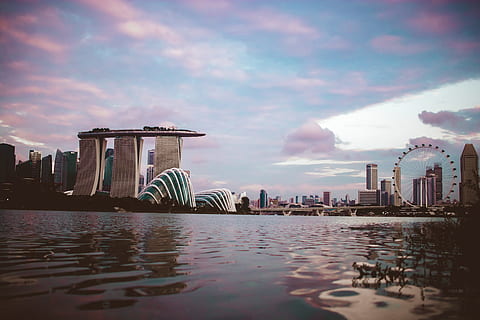 marina bay san, sydney, během dne, nábřeží, mrak, město, odraz, nebe, modrý, růžový, singapore, voda, architektura, fotografování, kánon, svítání, sg, moderní, městský, budova, panoráma města, prozkoumat, ráno, městské panorama, slavné místo, mrakodrap, Asie, centrální čtvrti, městské scény, západ slunce, podnikání, cestovat, exteriér budovy, stavba, řeka, věž, usa, venku, destinace, moře, cestovní ruch, marina bay, noc, soumrak, 5K, CC0, veřejná doména, bez autorských práv