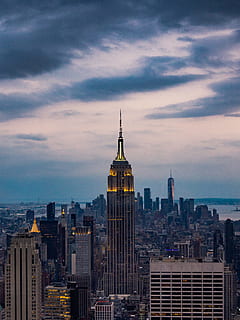 Vogelperspektive, Fotografie ansehen, hoch, Gebäude erheben, Gebäude, Wolke, Wolkengebilde, Horizont, Stadt, städtisch, Licht, Landschaft, draußen, Wolkenkratzer, Sonnenuntergang, Sonnenaufgang, bewölkter Himmel, Himmel, Aussicht, Leben in der Stadt, Ausschau halten, Ansichten für den Tag, Manhattan Sonnenuntergang, Nyc Sonnenuntergang, New York City, städtische Skyline, Stadtbild, Vereinigte Staaten von Amerika, Manhattan - New York City, Empire State Building, städtische Szene, berühmter Platz, Innenstadt, die Architektur, der Staat New York, Gebäudehülle, gebaute Struktur, Bürogebäude, Midtown Manhattan, Turm, Luftaufnahme, Stadt leben, Geschäft, wolke - himmel, Finanzviertel, Reiseziele, keine Leute, große Höhe, Reise, High Angle View, Dämmerung, Tag, Lower Manhattan, Panorama-, Der Hudson Fluss, modern, 2K, CC0, gemeinfrei, lizenzfrei
