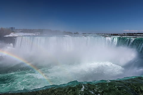nagara patenka, vanduo, vaizdai - gamta, grožis gamtoje, dangus, judėjimas, krioklys, pobūdį, jūros, nėra žmonių, ilga ekspozicija, dieną, galia gamtoje, Sportas, vandens sportas, tekantis vanduo, purslų, švarus dangus, galia, lauke, teka, turkio spalvos, 5K, CC0, Viešasis domenas, nemokamai