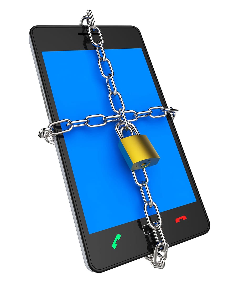 zamčené, telefon, zastupující, řetěz, neoprávněný, soukromé, šifrovat, šifrování, zakázáno, zámek, zamčený telefon, přihlásit se, Heslo, telefonů, Soukromí, chránit, chráněný, omezený, zajistit, zajištěna, bezpečnostní, bílé pozadí, studio shot, vystříhnout, technologie, sdělení, uvnitř, modrý, nikdo, bezdrátové technologie, kov, stálý život, přenosné informační zařízení, kopie prostor, spojení, detail, chytrý telefon, telekomunikační zařízení, mobilní telefon, jeden objekt, osobní příslušenství, 1080P