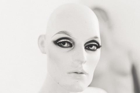Android, robot, la fenêtre, vers l'avant, cyborg, robotique, machine, futuriste, femme, femelle, La technologie, composition, artificiel, science fiction, sci fi, corps, ouvrages d'art, visage, blanc, enfer, portrait, photo du visage, jeune adulte, une personne, regarder la caméra, fermer, à l'intérieur, partie du corps, partie du corps humain, visage humain, adulte, vue de face, prise de vue en studio, beauté, femmes, fond blanc, regardant, belle femme, contemplation, 5K, CC0, domaine public, libre de droits