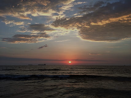 Mexiko, ensenada, Himmel, Meer, Sonnenuntergang, Wasser, wolke - himmel, Schönheit in der Natur, Szenen - Natur, Horizont, Horizont über Wasser, Ruhe, Strand, ruhige Szene, Land, Sonne, Natur, keine Leute, idyllisch, orange Farbe, draußen, 1080P, CC0, gemeinfrei, lizenzfrei