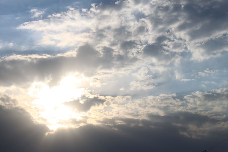 horisont, Sky, himmel, sol, solnedgang, sollys, daggry, atmosfære, skumring, dagtimerne, cumulus, efterglød, meteorologisk fænomen, jordens atmosfære, sky - himmel, solstråle, cloudscape, skønhed i naturen, natur, baggrunde, scenics - natur, dramatisk himmel, miljø, ingen mennesker, humørlig himmel, idyllisk, ro, vind, udendørs, abstrakt, lyse, Stærkt oplyst, abstrakte baggrunde, blødhed, meteorologi, 4K