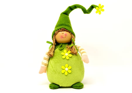 imp, bahar imp, deco, komik, cüce, yeşil, tatlı, şekil, sevimli, Hangi, dekorasyon, oyuncak bebek, Beyaz arkaplan, yeşil renk, çocukluk, stüdyo çekimi, kesmek, kutlama, çocuk, tatil, içeriye, Sarı, eğlence, şapka, mutluluk, neşeli, oyuncak, Giyim, kopya alanı, duygu, temsil, saflık, 5K, CC0, kamu malı, telif ücretsiz