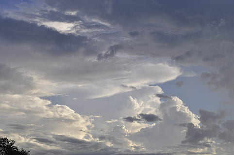 céu, nuvem, panorama, nuvens, dia, futuro, natural, fofa, ar, horizonte, nuvem - céu, beleza na natureza, scenics - natureza, visão de baixo ângulo, tranquilidade, natureza, cena tranquila, ninguém, ao ar livre, idílico, origens, cloudscape, céu dramático, nublado, tempestade, cena não urbana, fofo, meteorologia, 2K, CC0, domínio público, royalty free