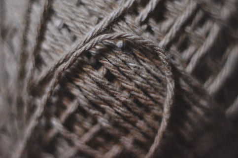 sew, textile, texture, thread, close-up, wool, no people, pattern, selective focus, craft, backgrounds, textured, art and craft, full frame, indoors, extreme close-up, material, clothing, brown, single object, simplicity, ball of wool, softness, luxury, 4K, CC0, public domain, royalty free