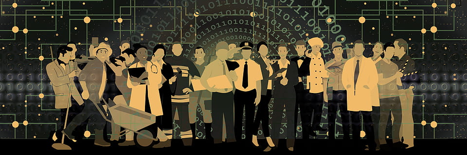 webb, nätverk, personlig, yrke, grupp, digitalisering, kontrollera, datavetenskap, elektroteknik, teknologi, utvecklare, dator, man, intelligent, kontrollerade, tryckt kretskort, styrelse, information, data, person, datautbyte, digital, kommunikation, arkitektur, folkmassan, mänsklig representation, människor, grupp människor, detaljhandeln, Lagra, män, stad, konst och hantverk, stående, representation, kvinnor, vuxen, natt, kvinnlig likhet, inomhus, riktiga människor, digital komposit, 8K, CC0, offentligt domän, royaltyfria