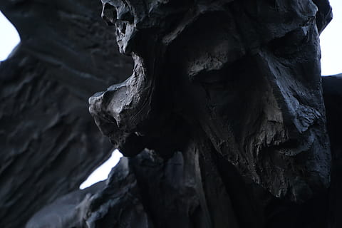 face, Jesus, escultura, visão de baixo ângulo, ninguém, fechar-se, dia, representação, estátua, representação humana, sólido, arte e Artesanato, natureza, focar em primeiro plano, semelhança masculina, criatividade, formação rochosa, texturizado, Rocha, ao ar livre, tranquilidade, rock - objeto, corroído, 5K, CC0, domínio público, royalty free