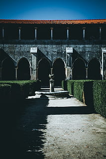 grauer Betonbogen, Gebäude, die Architektur, gewölbt, Bogen, Hecke, Zaun, Pflanze, Terrasse, Säule, Laube, Garten, draußen, Veranda, Brücke, Gang, Gehäuse, Villa, Haus, Pergola, gebaute Struktur, Natur, Geschichte, keine Leute, Tag, die Vergangenheit, Gebäudehülle, Verbindung, Sonnenlicht, Brücke - künstliche Struktur, Schatten, in einer Reihe, Himmel, architektonische Säule, Hof, alte Zivilisation, 4K, CC0, gemeinfrei, lizenzfrei