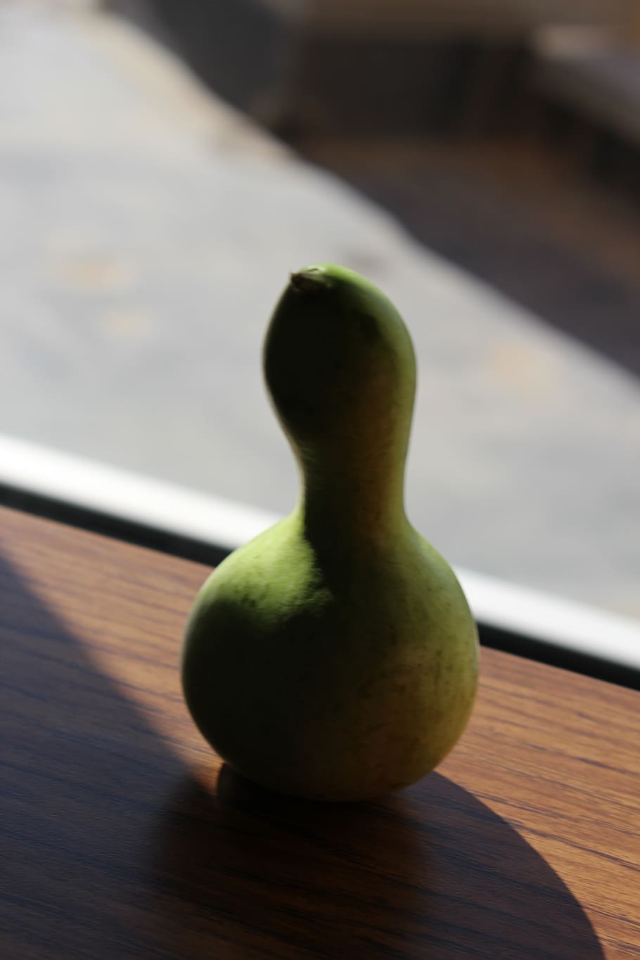squash, skygge, bord, sund kost, træ - materiale, velvære, frugt, mad og drikke, mad, tæt på, fokus på forgrunden, friskhed, ingen mennesker, grøn farve, indendørs, stilleben, dag, sollys, træ, enkelt objekt, trækorn, 5K