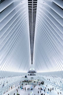 personnes, à l'intérieur, blanc, structure, États Unis, New York, l'oculus, ville, architecture, bâtiment, grande hauteur, Urbain, gratte ciel, gris, Palais des Congrès, loisirs, logement, terminal d'aéroport, Terminal, éclairage, arène, art moderne, art, groupe de personnes, Vrais gens, grand groupe de personnes, foule, structure construite, moderne, transport, modes de vie, plafond, journée, Hommes, Voyage, femmes, modèle, Activité de loisir, caractéristique architecturale, luxe, 8K, CC0, domaine public, libre de droits