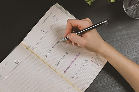 woman’s, woman ’s hand, holds, pencil, writes, plan, diary, office, hand, human hand, human body part, writing, holding, education, pen, note pad, one person, handwriting, paper, child, close-up, indoors, learning, table, childhood, offspring, school supplies, studying, black background, to do list, 2K, CC0, public domain, royalty free
