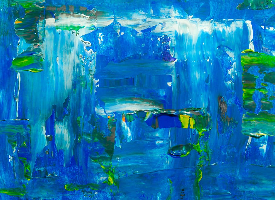 pintura, resum, expressionisme abstracte, pintura abstracta, pintura acrílica, art, artístic, artsy, art Contemporani, creatiu, creativitat, expressionisme, art Modern, textura, colors vibrants, art mural, fons de pantalla, blau, cap gent, aigua, a l'interior, patró, fons, marc complet, primer pla, naturalesa, moviment, color vibrant, vidre - material, sota l'aigua, transparent, arquitectura, 4K