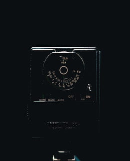 black speedometer, technology, indoors, close-up, studio shot, no people, communication, black background, single object, connection, copy space, computer, still life, electronics industry, music, computer equipment, equipment, computer chip, text, retro styled, electrical equipment, 2K, CC0, public domain, royalty free