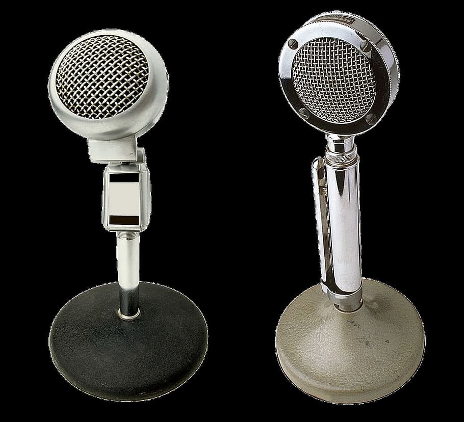 aire, micròfon, objecte, mike, parlar, tir de l'estudi, fons negre, Dispositiu d'entrada, a l'interior, tecnologia, música, primer pla, dos objectes, cap gent, cultura i entreteniment artístic, tallar, comunicació, equipament, natura morta, metall, sol objecte, color plata, tres objectes, electrònica d’àudio, equipament elèctric, 720P