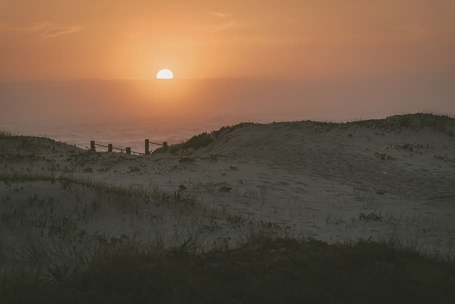 fotografia al vespre, platja, paisatge, ofir la platja, portugal, fão, horitzó, presentada, posta de sol, sol, primavera, terres salvatges, salvatge, silueta, alba, línia de l’horitzó, nit, cel taronja, sòl, a l'aire lliure, cel, bellesa a la natura, escenics - natura, escena tranquil·la, tranquil·litat, color taronja, terra, naturalesa, escena no urbana, medi ambient, planta, cap gent, idíl·lic, camp, herba, llum solar, 5K