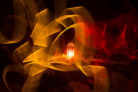 light, lantern, ethereal, pattern, slow, woodland, candle, burning, fire, architecture, night, illuminated, fire - natural phenomenon, no people, motion, flame, black background, studio shot, nature, digital composite, heat - temperature, indoors, creativity, long exposure, built structure, water, 4K, CC0, public domain, royalty free