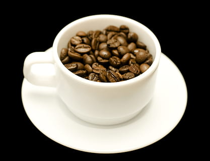 aromatisk, baggrund, bønner, drik, sort, blank, Brun, cafe, tæt på, kaffe, kop, mørk, drikke, mad, fuld, glas, korn, bunke, hed, isolerede, krus, damp, varm, , mad og drikke, kaffe - drikke, sort baggrund, underkop, porcelæn, studio skud, friskhed, forfriskning, ristet kaffebønne, kaffekop, hvid farve, indendørs, ingen mennesker, koffein, latte, morgenmad, 2K, CC0, offentligt domæne, royaltyfrie