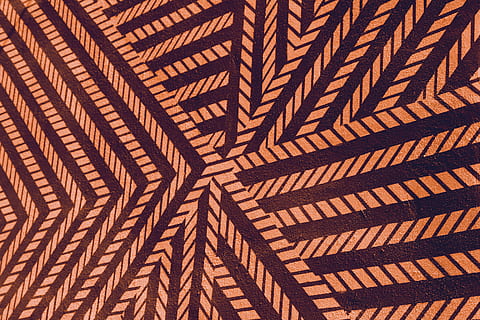 Wand, Rosa, Muster, Vollbild, Hintergründe, keine Leute, texturiert, drinnen, High Angle View, Sonnenlicht, Tag, Design, braun, Nahansicht, Schatten, Kunst und Handwerk, Wiederholung, Textil-, Backstein, die Architektur, Holz - Material, 5K, CC0, gemeinfrei, lizenzfrei