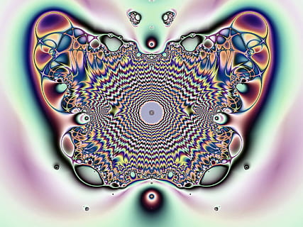 fractal-gebaseerd patroon als achtergrond, fractal, patroon, achtergrond, symmetrisch, symmetrie, meetkundig, abstract, ontwerp, vlinder, geen mensen, detailopname, binnenshuis, multi gekleurd, creativiteit, vergroting, wetenschap, gezondheidszorg en medicijnen, vorm, biologie, kunst en ambacht, studio opname, roze kleur, lichaamsdeel, 1080P, CC0, publiek domein, royaltyvrij