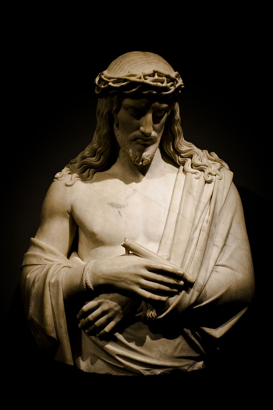 Ježíš Kristus, umění, sochařství, osoba, člověk, amsterdam, Holandsko, socha, archeologie, památník, figurka, budova, architektura, krypta, bronz, náboženství, Ježíš, důstojník, vojenskou uniformu, vojenský, trup, černé pozadí, studio shot, Dějiny, minulost, umění a řemesla, uvnitř, lidské zastoupení, zastoupení, lidé, čelní pohled, pas nahoru, muzeum, řemeslo, mužská podobnost, umělecká kultura a zábava, oblečení, 4K