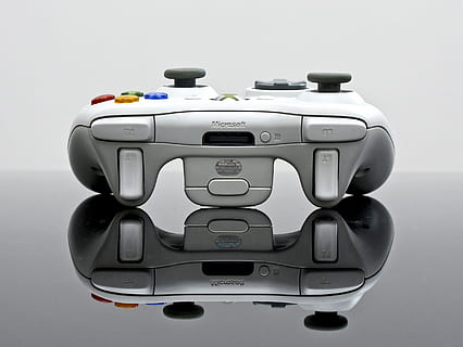 gray, xbox 360 game controller, controller, game, gaming, reflection, technology, videogame, xbox, studio shot, indoors, no people, control, car, photography themes, still life, push button, equipment, cut out, close-up, gray background, camera - photographic equipment, motor vehicle, white color, wall - building feature, 1080P, CC0, public domain, royalty free