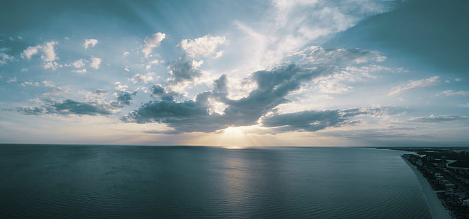 fotografi lautan, pantai, tenang, awan, Fajar, senja, surga, horison, idilis, pulau, pemandangan, alam, samudra, di luar rumah, laut, pemandangan laut, langit, matahari, matahari terbenam, air, awan - langit, cakrawala di atas air, scenics - alam, keindahan di alam, ketenangan, lingkungan Hidup, langit yang dramatis, cloudscape, tidak ada orang, adegan yang tenang, biru, cakrawala kota, refleksi, 8K, CC0, domain publik, bebas royalti
