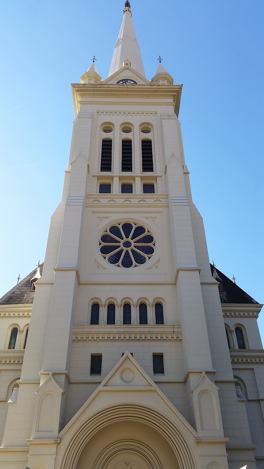 edifici, torre, arquitectura, Torre del Rellotge, fletxa, campanar, ng toringkerk paarl, paarl, capa occidental, Església, 1911, paarl, Sud-Àfrica, històric, capa occidental, toringkerk, barana, cúpula, màquina, vista d’angle baix, exterior de l'edifici, estructura construïda, religió, cel, creença, lloc de culte, cap gent, espiritualitat, naturalesa, cel clar, destinacions de viatge, dia, arc, a l'aire lliure, 2K